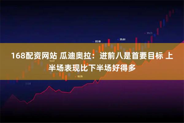 168配资网站 瓜迪奥拉：进前八是首要目标 上半场表现比下半场好得多