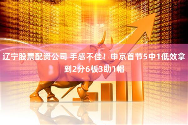 辽宁股票配资公司 手感不佳！申京首节5中1低效拿到2分6板3助1帽